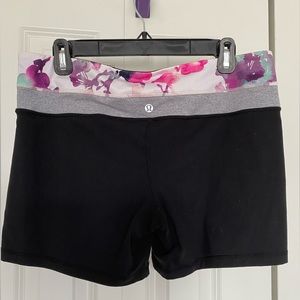 Lululemon biker shorts size 12